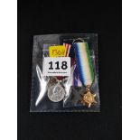 BAG OF MINIATURE MEDALS