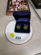 ROYAL ULSTER CONSTABULARY PLATE AND CUFF LINKS
