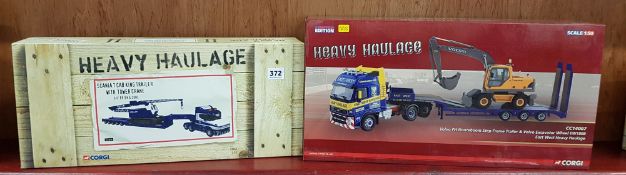 2 BOXED CORGI HEAVY HAULAGE MODELS