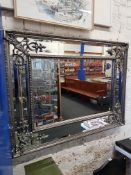 LARGE GILT FRAMED MIRROR