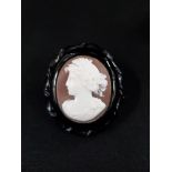 1 CAMEO BROOCH