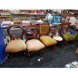 5 ASSORTED ANTIQUE CHAIRS