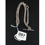 ANTIQUE SILVER ALBERT CHAIN