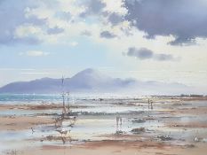 OIL ON CANVAS MOURNES FROM TYRELLA FRAN FIT 24' X 17.5'