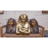 3 EGYPTIAN HEADS