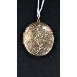 9 CARAT GOLD LADIES LOCKET 13.7G