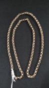 9 CARAT WHITE GOLD NECKLACE 19.3G APPROX 29' LONG