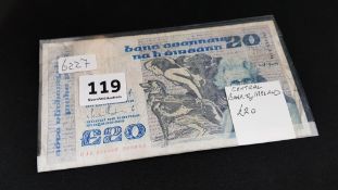 BANK OF IRELAND £20 NOTE