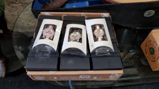 BOX OF LADIES SPIRIT DESIGNER STYLE WATCHES