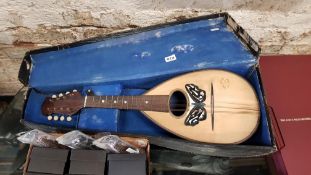 OLD MANDOLIN AND CASE