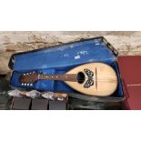 OLD MANDOLIN AND CASE