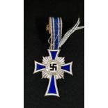 THIRD REICH MOTHERS CROSS - SILVER