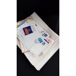QUANTITY OF FOREIGN STAMPS AND FIRST DAY COVERS