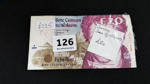 BANK OF IRELAND £20 NOTE