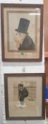 2 OLD ANTIQUE PICTURES BY LAWSON WOOD