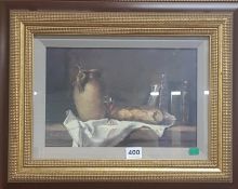 OIL ON BOARD STILL LIFE KEN HAMILTON 29' X 19'