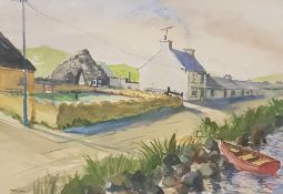 WATERCOLOUR BALLYHALBERT, D. LYNAS19X13