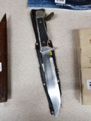 BOWIE KNIFE AND SHEATH