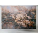 MILITARY PRINT - THE BRIDGE AT ARNHEM