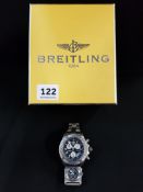 GENUINE BREITLING WRIST WATCH CHRONOMETER AVENGER PURCHASED 14/02/2004 WITH BOX AND PAPERS ,