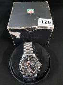 GENUINE TAG HEUER WRIST WATCH WITH BOX AND PAPERS