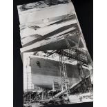 ORIGINAL HARLAND AND WOLFF PHOTOS OF TITANIC TO INCLUDE THE FUTURE CAPTAIN SMITH