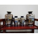 2 PAIRS OF ORIENTAL VASES