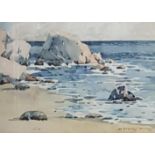 WATERCOLOUR SEASCAPE STANLEY PROSSER 13' X 9.5'