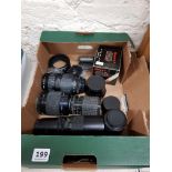 COLLECTION OF VINTAGE CAMERA LENSES