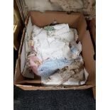 BOX OF IRISH LINEN