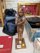 COPPER STYLE EGYPTIAN FIGURE