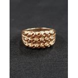 9 CARAT GOLD RING 4.7 GRAMS