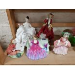 5 VARIOUS DOULTON FIGURES