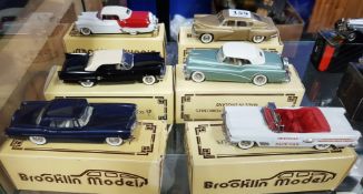 6X THE BROOKLIN COLLECTION MODEL CARS, BOXED