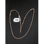 9 CARAT GOLD LONG CHAIN 38.3 GMS