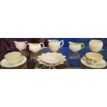 QUANTITY MOSTLY OLD BELLEEK ITEMS