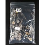 BAG OF SILVER JEWELLERY