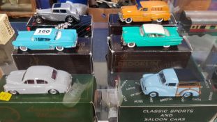 6 BOXED MODEL CARS INCLUDING 3 BROOKLIN COLLECTION