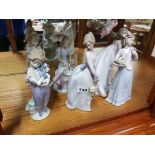 LARGE QUANTITY OF LLADRO FIGURES