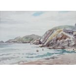 WATERCOLOUR SEASCAPE B.MCDONAGH 20' X 14'