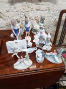 LARGE QUANTITY OF LLADRO AND OTHER FIGURES
