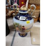 ROYAL VIENNA HAND PAINTED URN