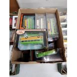 BOX LOT OF MODEL BUSES