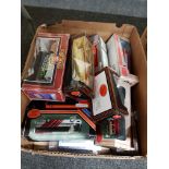 BOX LOT OF MODEL BUSES