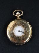 GOLD PLATED ROTARY POCKET WATCH