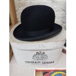 BOXED BOWLER HAT