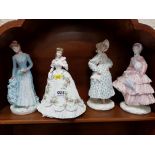 4 ROYAL WORCESTER FIGURES