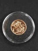 2015 PROOF GOLD SOVEREIGN