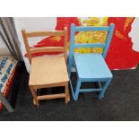 PAIR OF VINTAGE KIDS CHAIRS