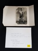 ORIGINAL SIGNED RINTY MONAGHAN BOXING PHOTOGRAPH